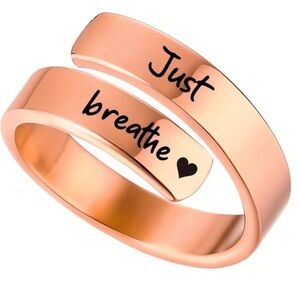 Rose Gold Inspirational Ring